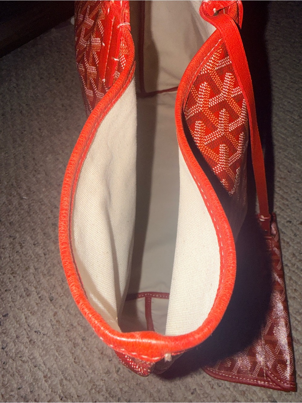 Goyard Red GM Tote - Picture 11 of 16